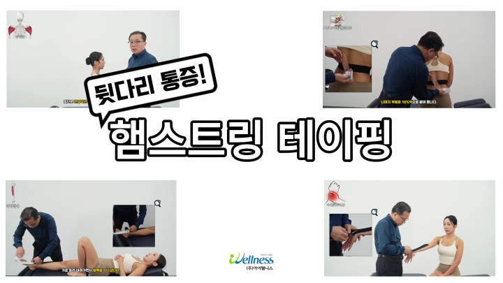 뒷다리 통증! 햄스트링 테이핑 요법